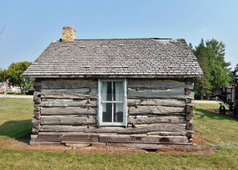 Gilbert Peterson Cabin (<i>west elevation</i>) image. Click for full size.