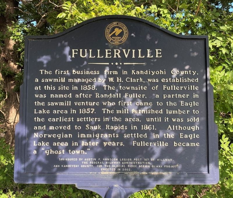 Fullerville Marker image. Click for full size.