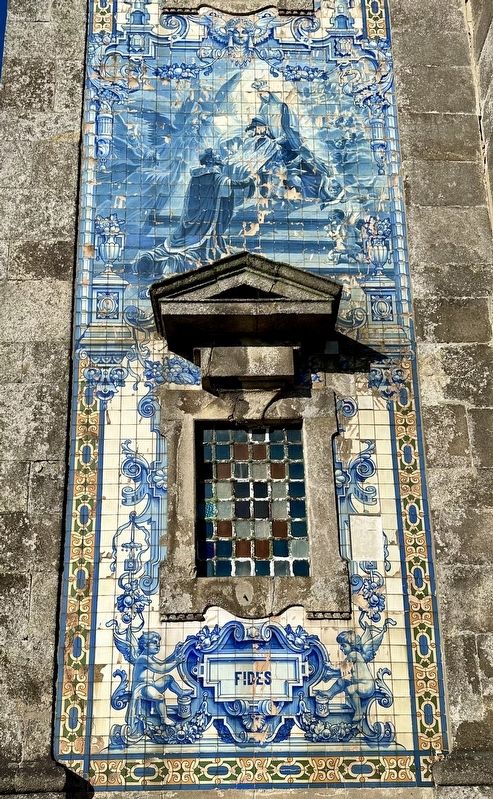 Church of Saint Ildefonso - azulejo tiles. Click for full size. Church of Saint Ildefonso - azulejo tiles image. Click for full size.