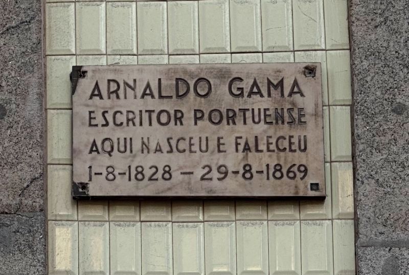 Arnaldo Gama Marker. Click for full size. Arnaldo Gama Marker image. Click for full size.