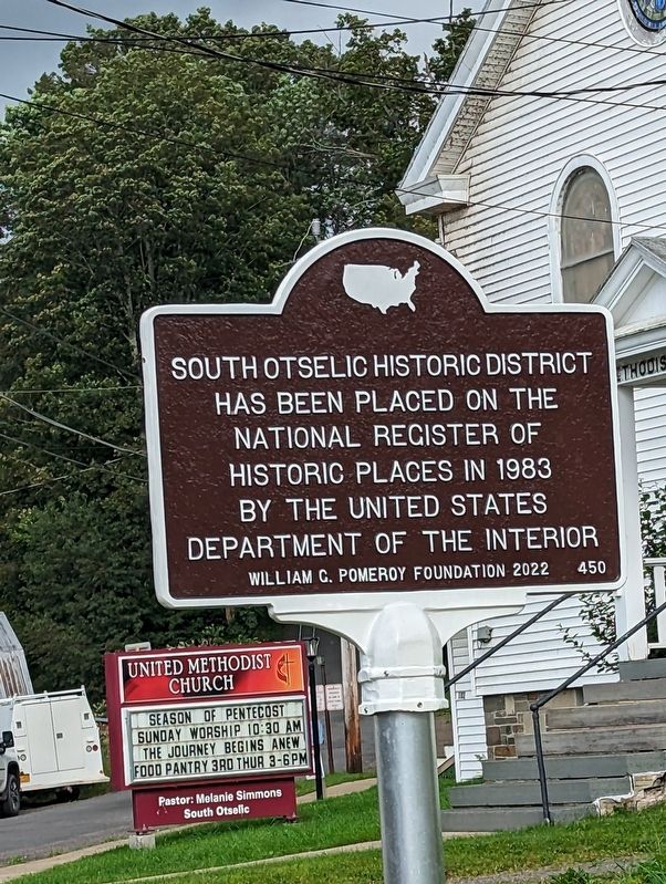 South Otselic Historic District Marker image. Click for full size.