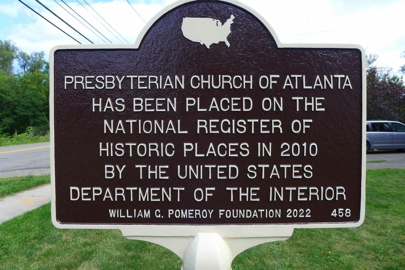 Presbyterian Church of Atlanta Marker image. Click for full size.