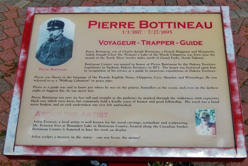 Pierre Bottineau Marker image. Click for full size.