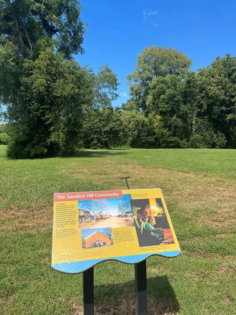 The Sawdust Hill Community Marker. Click for full size. The Sawdust Hill Community Marker image. Click for full size.
