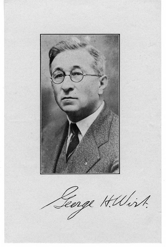 George H. Wirt. Click for full size. George H. Wirt image. Click for full size.