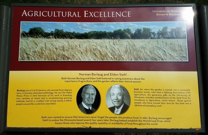 Agricultural Excellence Marker image. Click for full size.