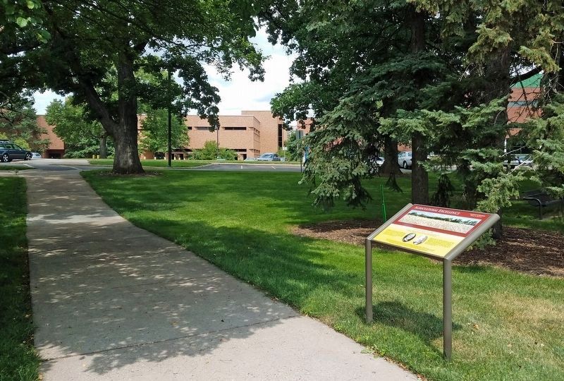 Agricultural Excellence Marker west of Borlaug Hall. Click for full size. Agricultural Excellence Marker west of Borlaug Hall image. Click for full size.