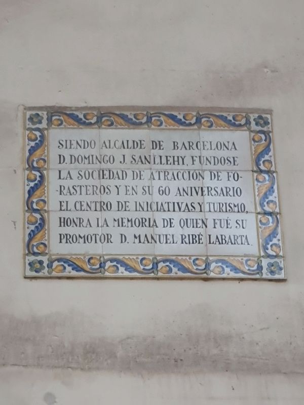 Sociedad de Atracci�n de Forasteros Marker image. Click for full size.
