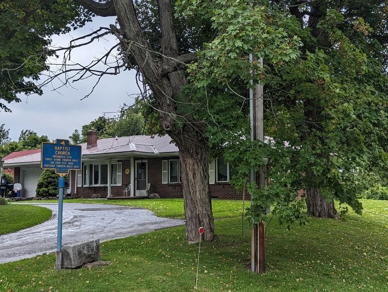 Baptist Church Marker. Click for full size. Baptist Church Marker image. Click for full size.