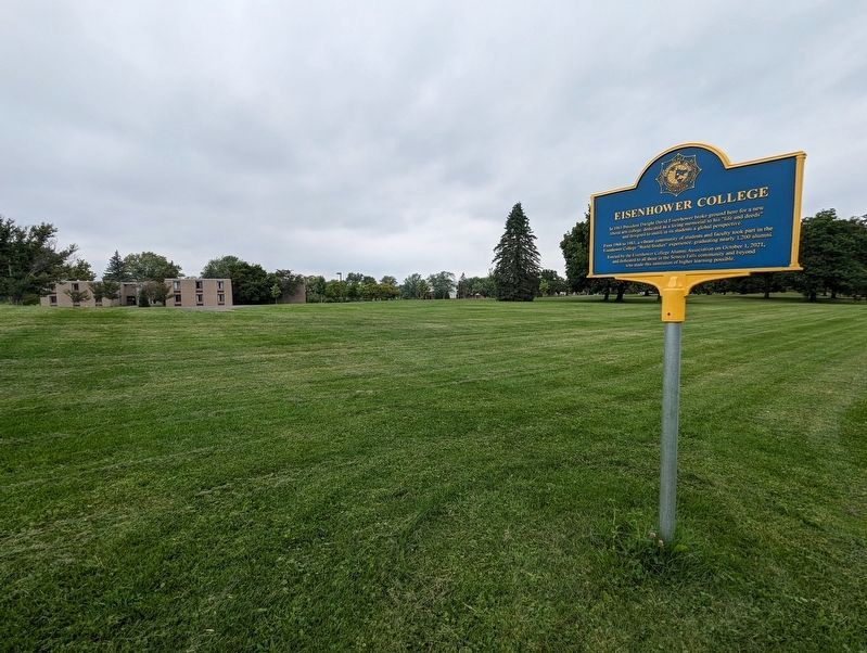 Eisenhower College Marker. Click for full size. Eisenhower College Marker image. Click for full size.