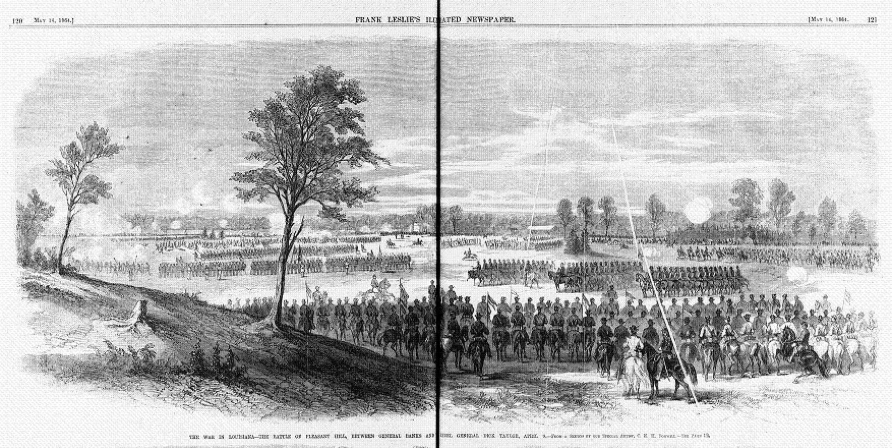 The Battle of Pleasant Hill Marker image. Click for full size.