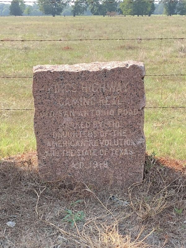 Kings Highway Camino Real � Old San Antonio Road Marker image. Click for full size.