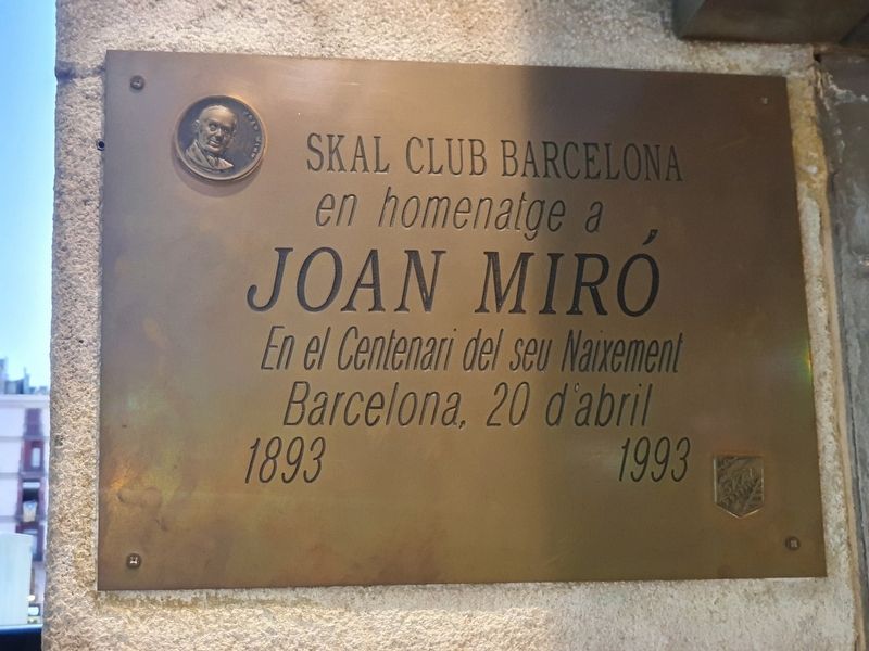 Joan Miró Marker. Click for full size. Joan Miró Marker image. Click for full size.