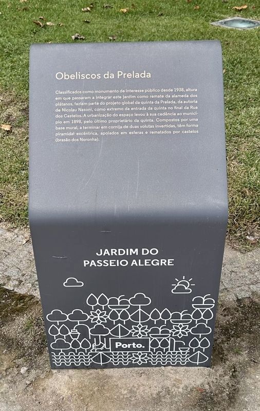 Obeliscos de Prelada / Obelisks of the Prelate Marker. Click for full size. Obeliscos de Prelada / Obelisks of the Prelate Marker image. Click for full size.