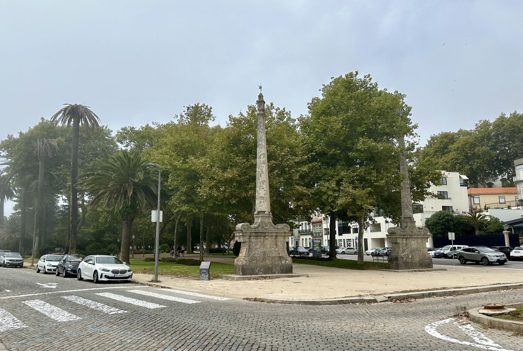 Obeliscos de Prelada / Obelisks of the Prelate and Marker image. Click for full size.