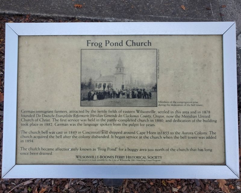 Frog Pond Church Marker. Click for full size. Frog Pond Church Marker image. Click for full size.