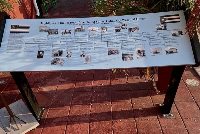 Highlights in the History of the United States, Cuba, Key West and Havana Marker image. Click for full size.
