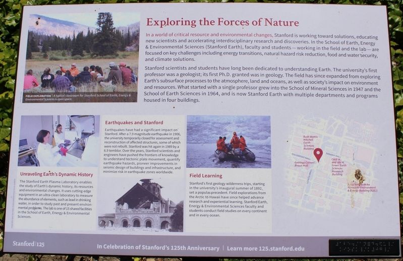 Exploring the Forces of Nature Marker. Click for full size. Exploring the Forces of Nature Marker image. Click for full size.
