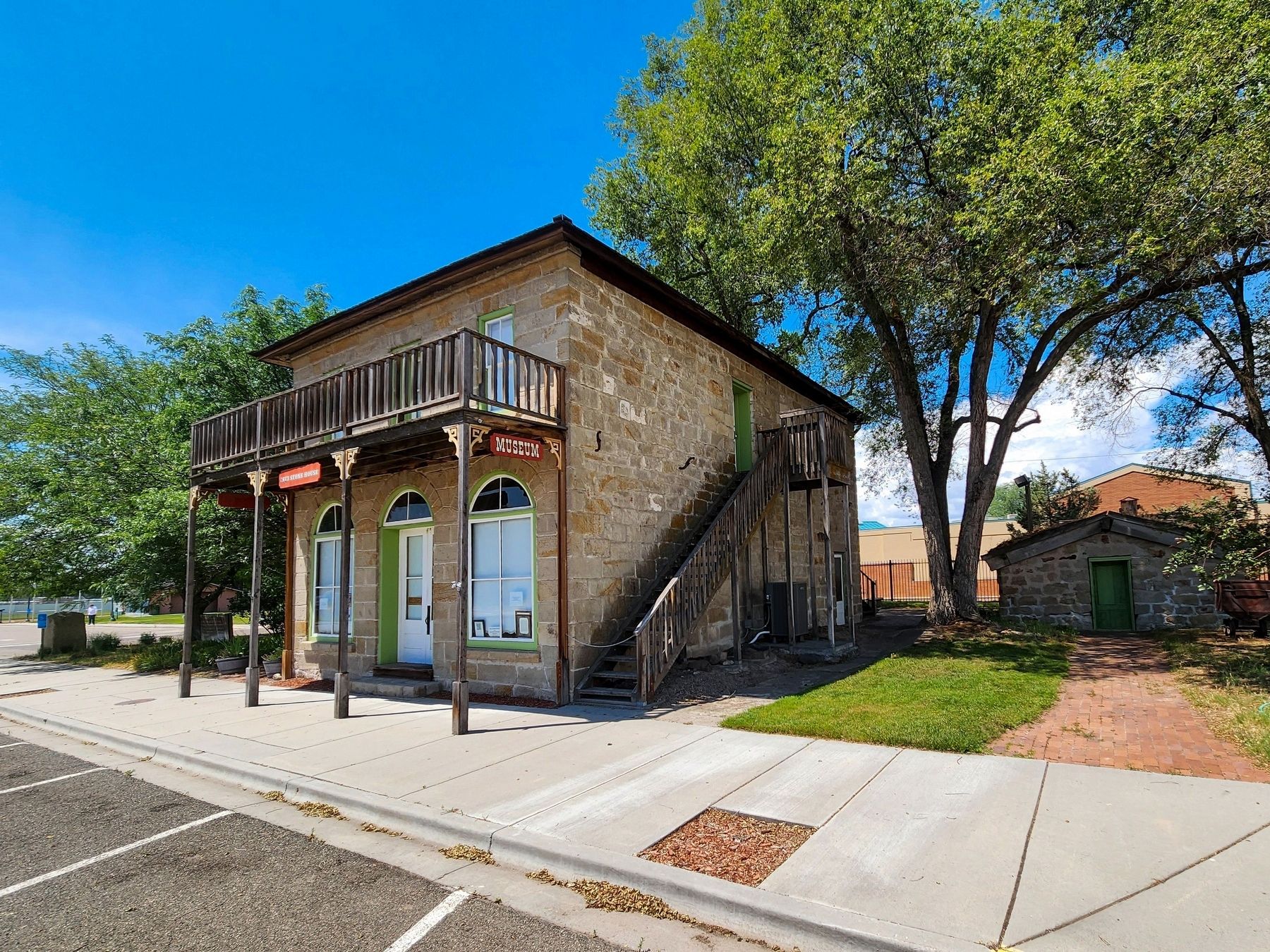 Rinehart's Stone House. Click for full size. Rinehart's Stone House image. Click for full size.