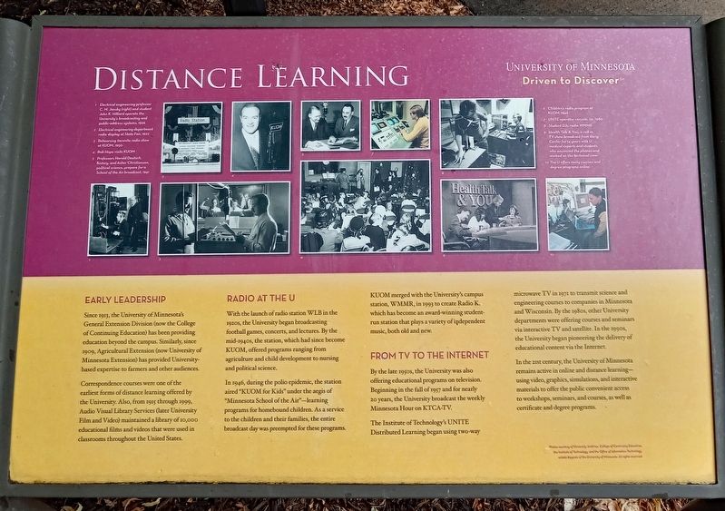 Distance Learning Marker. Click for full size. Distance Learning Marker image. Click for full size.