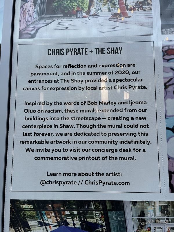 Chris Pyrate + The Shay Marker. Click for full size. Chris Pyrate + The Shay Marker image. Click for full size.