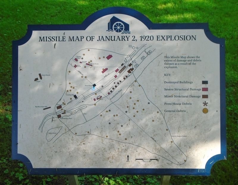 Missile Map of January 2, 1920 Explosion Marker image. Click for full size.
