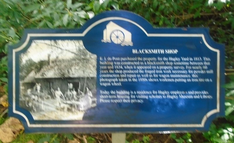 Blacksmith Shop Marker image. Click for full size.