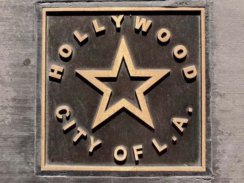 Sidewalk Plaque. Click for full size. Sidewalk Plaque image. Click for full size.