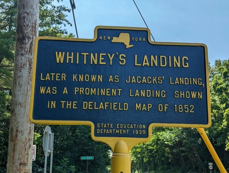 Whitney's Landing Marker image. Click for full size.