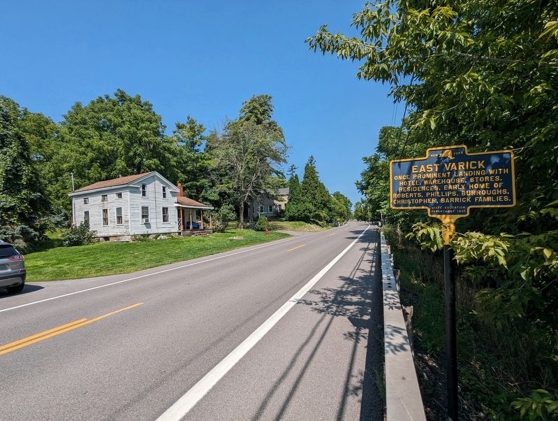 East Varick Marker looking North on Route 89 image. Click for full size.