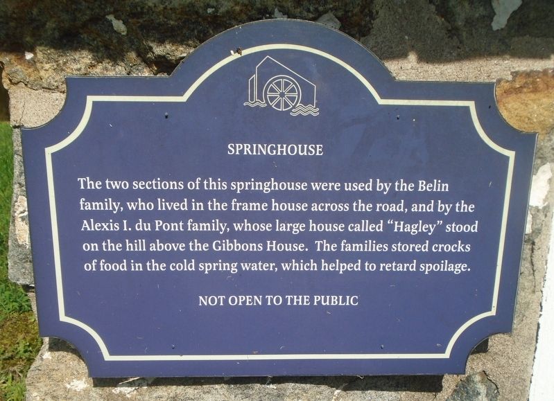 Springhouse Marker. Click for full size. Springhouse Marker image. Click for full size.