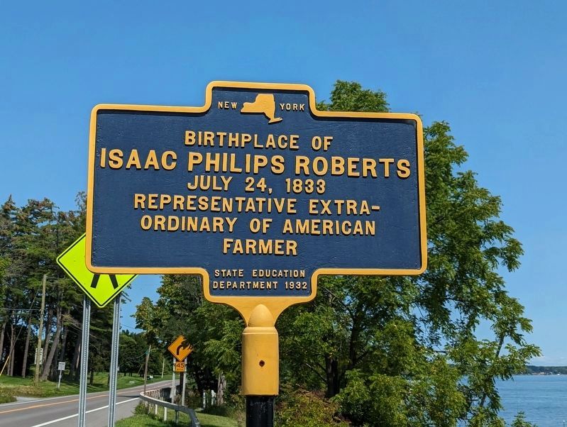 Birthplace of Isaac Philips Roberts Marker image. Click for full size.