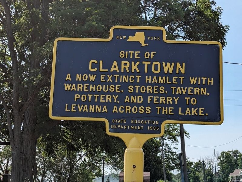 Site of Clarktown Marker image. Click for full size.