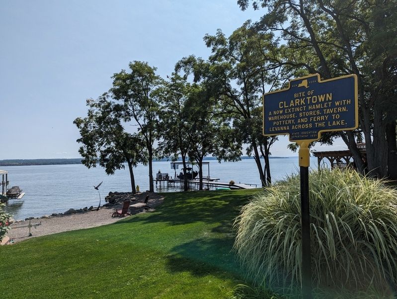 Site of Clarktown Marker looking south on Route 89 image. Click for full size.