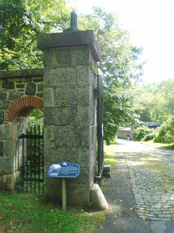 Powder Yard Gate Post and Marker. Click for full size. Powder Yard Gate Post and Marker image. Click for full size.