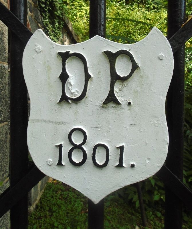 Powder Yard Gates 1801 Date Shield. Click for full size. Powder Yard Gates 1801 Date Shield image. Click for full size.