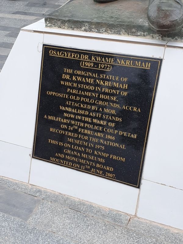 Osagyefo Dr. Kwame Nkrumah Marker. Click for full size. Osagyefo Dr. Kwame Nkrumah Marker image. Click for full size.