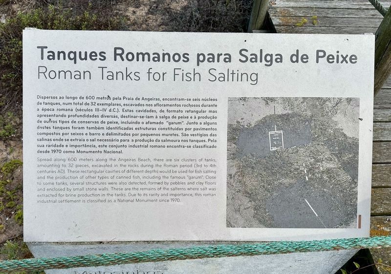 Tanques Romanos para Salga de Feixe / Roman Tanks for Fish Salting Marker image. Click for full size.