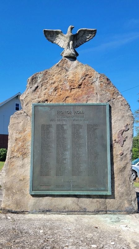 Brownfield Honor Roll Marker image. Click for full size.