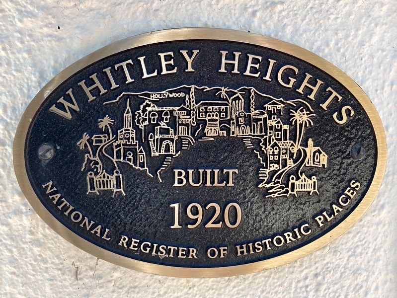 Whitley Heights Marker image. Click for full size.