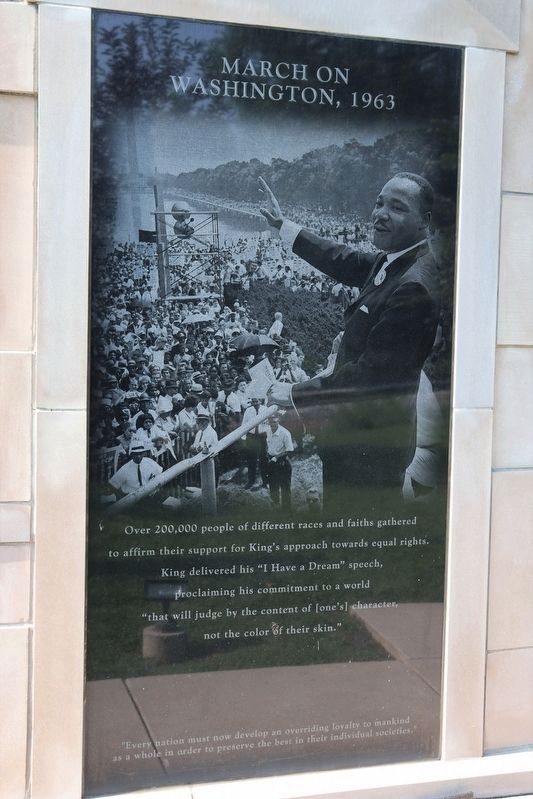 March on Washington, 1963 Marker. Click for full size. March on Washington, 1963 Marker image. Click for full size.