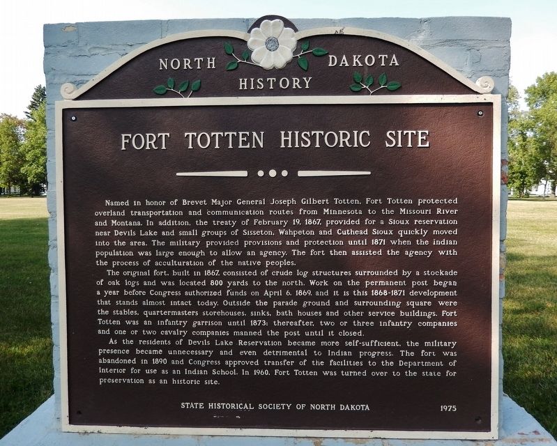 Fort Totten Historic Site Marker image. Click for full size.