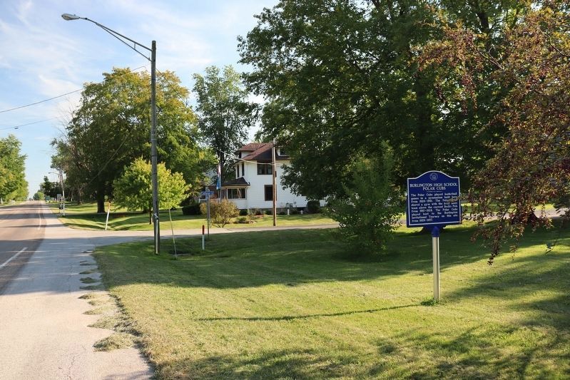 Burlington High School Polar Cubs Marker. Click for full size. Burlington High School Polar Cubs Marker image. Click for full size.