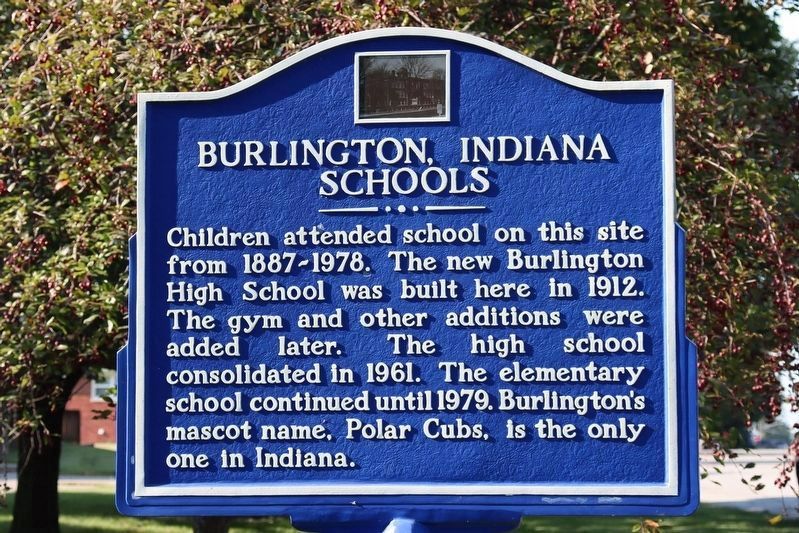 Burlington High School Polar Cubs Marker. Click for full size. Burlington High School Polar Cubs Marker image. Click for full size.