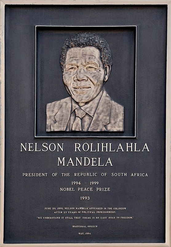 Nelson Mandela Marker image. Click for full size.