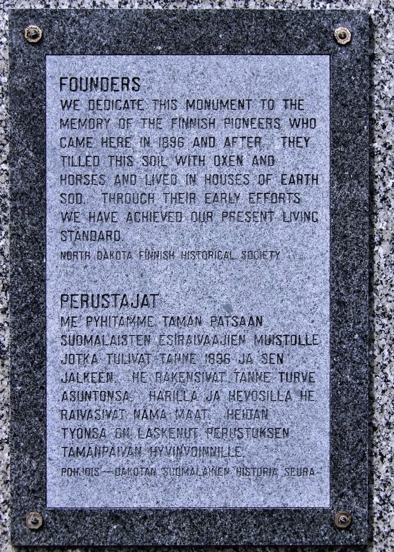 Finnish Pioneer Marker. Click for full size. Finnish Pioneer Marker image. Click for full size.