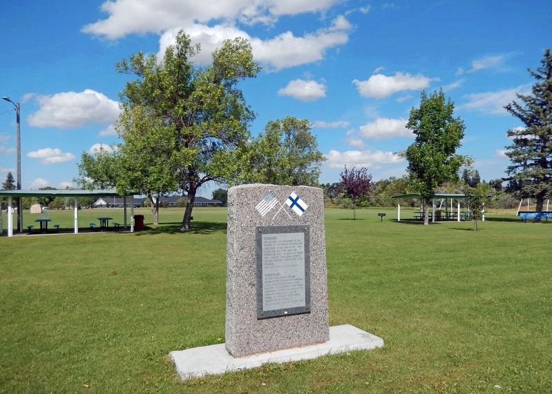 Finnish Pioneer Monument. Click for full size. Finnish Pioneer Monument image. Click for full size.
