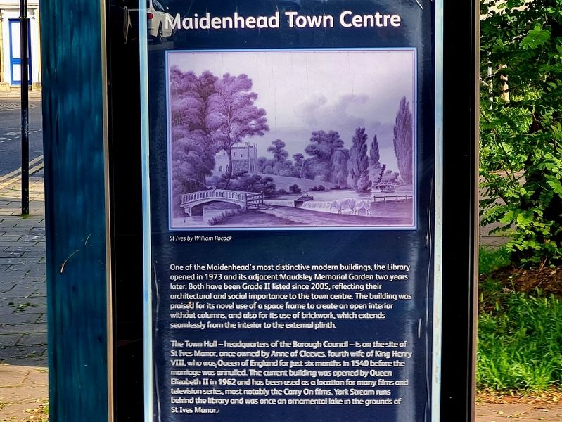 Maidenhead Town Centre Marker image. Click for full size.