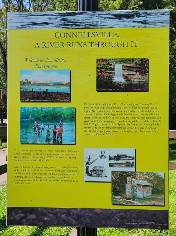 Connellsville, A River Runs Through It Marker image. Click for full size.