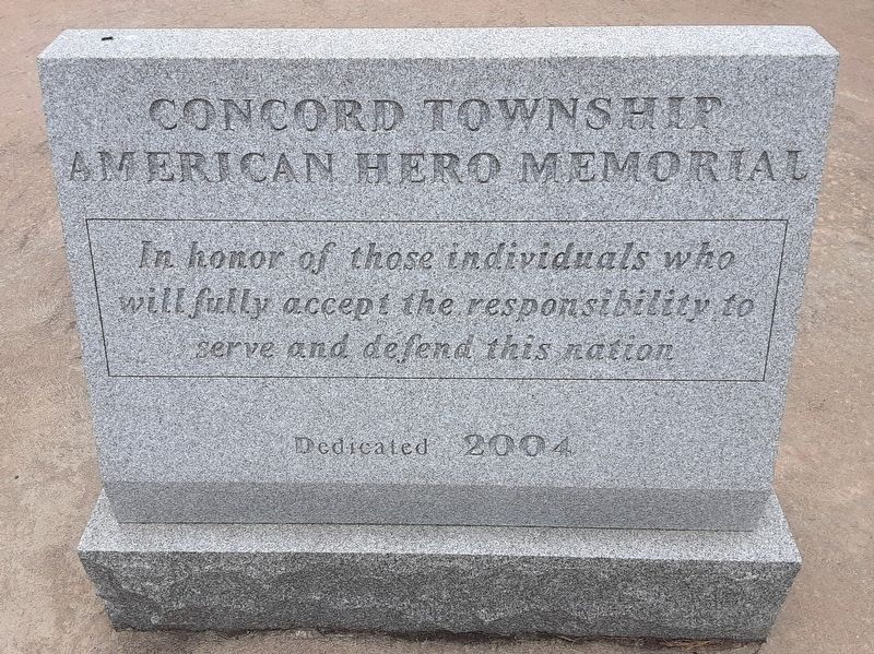 American Hero Memorial Dedication. Click for full size. American Hero Memorial Dedication image. Click for full size.